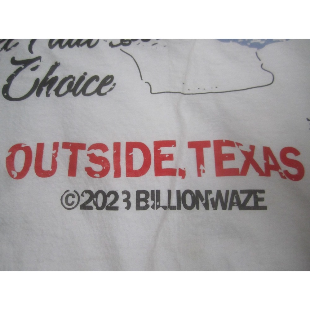 Billionwaze To Get Paid Shirt Mens XL White Outside Texas Graphic Tee Shaka Wear - Picture 4 of 12